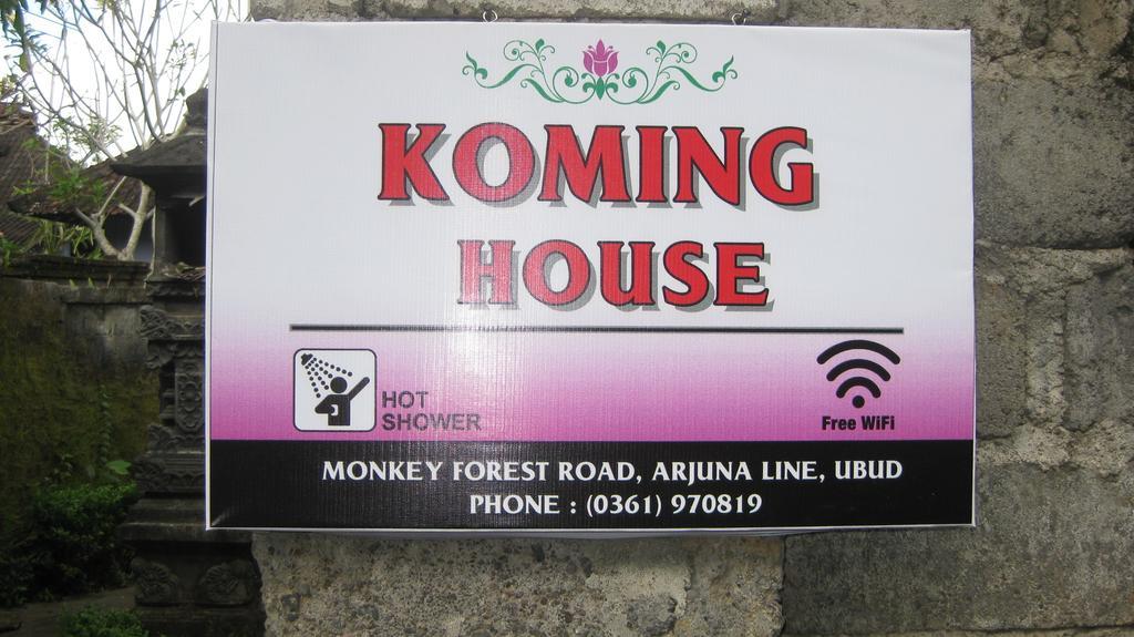 Koming House Убуд Экстерьер фото
